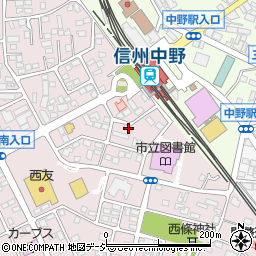 長野県中野市西条1245周辺の地図