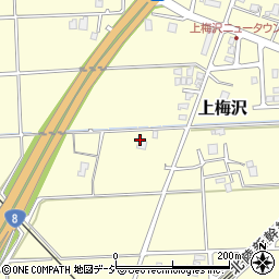 富山県滑川市上梅沢208周辺の地図
