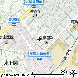 富山県高岡市中川町周辺の地図