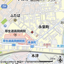 富山県高岡市永楽町6-8周辺の地図