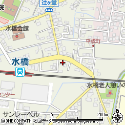 富山県富山市水橋駅前周辺の地図