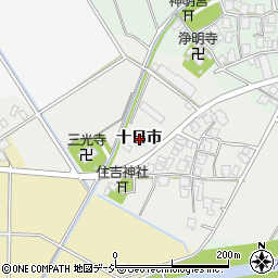 富山県高岡市十日市周辺の地図