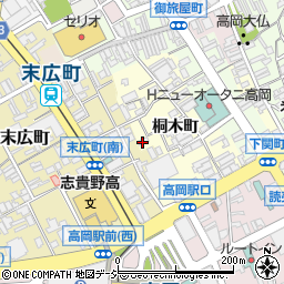 富山県高岡市御旅屋町42周辺の地図
