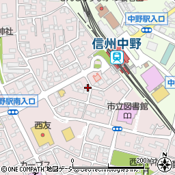 長野県中野市西条1250周辺の地図