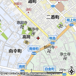 富山県高岡市鴨島町141-5周辺の地図