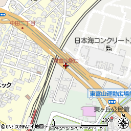 東富山駅口周辺の地図
