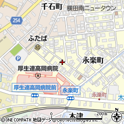 富山県高岡市永楽町6-20周辺の地図