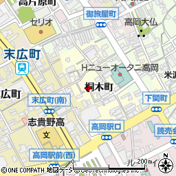 富山県高岡市御旅屋町33周辺の地図