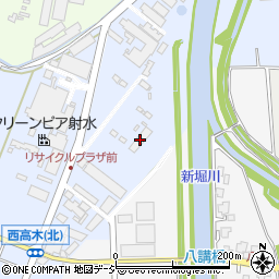 日本道路富山合材センター周辺の地図
