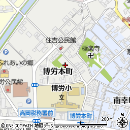 富山県高岡市博労本町8周辺の地図