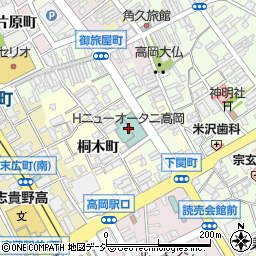 ホテルニューオータニ高岡 BAR ＆ LOUNGE The GROUS周辺の地図