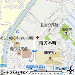 富山県高岡市博労本町周辺の地図
