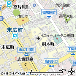 富山県高岡市御旅屋町29周辺の地図