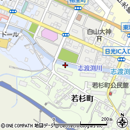 志渡淵橋周辺の地図