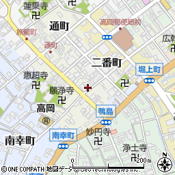 富山県高岡市鴨島町70-2周辺の地図