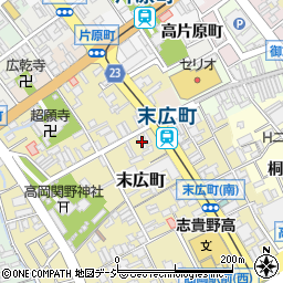 中島糸釦店周辺の地図