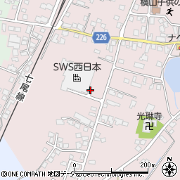 石川県かほく市横山タ141-1周辺の地図