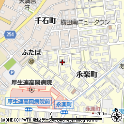 富山県高岡市永楽町7-25周辺の地図