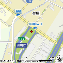 滑川ＩＣ周辺の地図