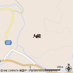 茨城県高萩市大能周辺の地図