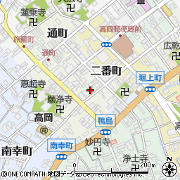 油谷貸衣裳店周辺の地図