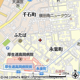 富山県高岡市永楽町7-26周辺の地図
