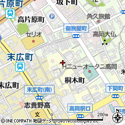 富山県高岡市御旅屋町30周辺の地図