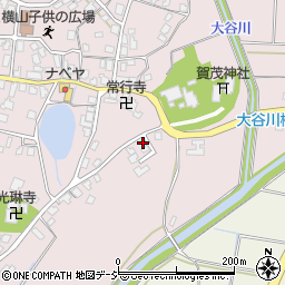 石川県かほく市横山ム周辺の地図