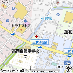 ゲオ高岡蓮花寺店周辺の地図