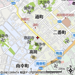 富山県高岡市鴨島町40-1周辺の地図
