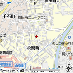 富山県高岡市永楽町8-11周辺の地図