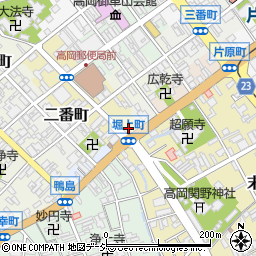 富山県高岡市御馬出町2周辺の地図