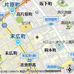 富山県高岡市御旅屋町26周辺の地図