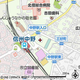 長野県信用組合中野支店周辺の地図