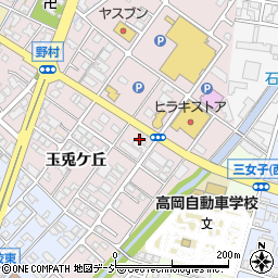 富山県高岡市野村606周辺の地図