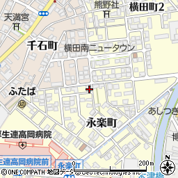 富山県高岡市永楽町7-42周辺の地図