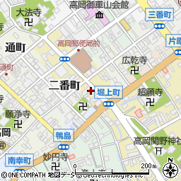 富山県高岡市御馬出町97周辺の地図