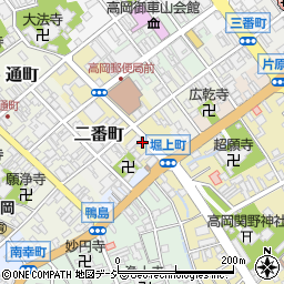 富山県高岡市御馬出町98周辺の地図