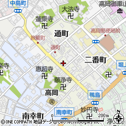 富山県高岡市鴨島町48周辺の地図