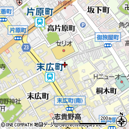 富山県高岡市御旅屋町9周辺の地図