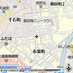 富山県高岡市永楽町8-21周辺の地図