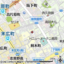 富山県高岡市御旅屋町85周辺の地図