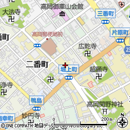 富山県高岡市御馬出町8周辺の地図