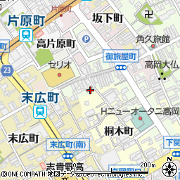富山県高岡市御旅屋町21周辺の地図