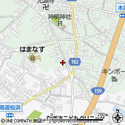 石川県かほく市木津ヘ54周辺の地図
