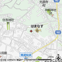 石川県かほく市木津ロ周辺の地図