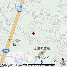 石川県かほく市木津イ周辺の地図