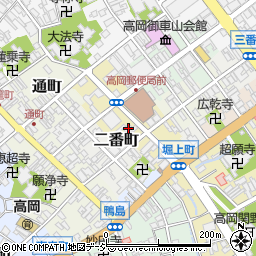 富山県高岡市御馬出町78周辺の地図