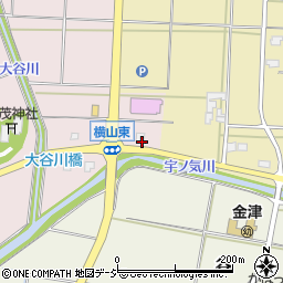 横山駐在所周辺の地図