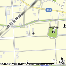 富山県滑川市上梅沢347周辺の地図